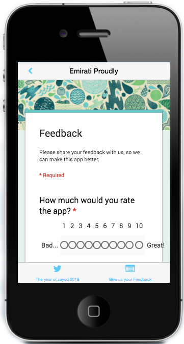 feedback app feature