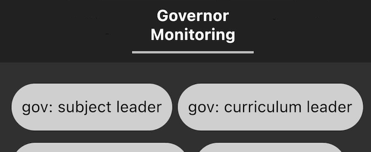 Governor Monitoring
