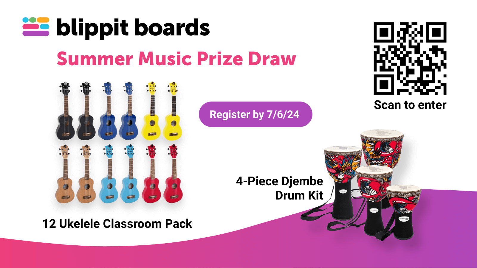 Blippit Boards Summer Music Prize Draw 2024